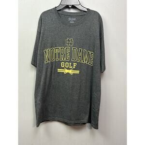 Notre‎ Dame Shirt Mens Large NCAA Golf College Athletics T-Shirt Tee Champion